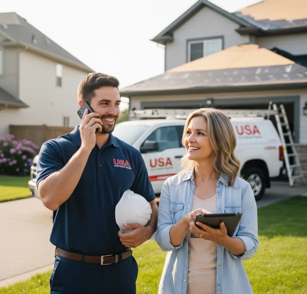 USA Roof Repair Experts customer support in Titusville